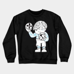 Silver Shamrock Tattoo Company Irish Boxing Tattooed Kewpie Crewneck Sweatshirt